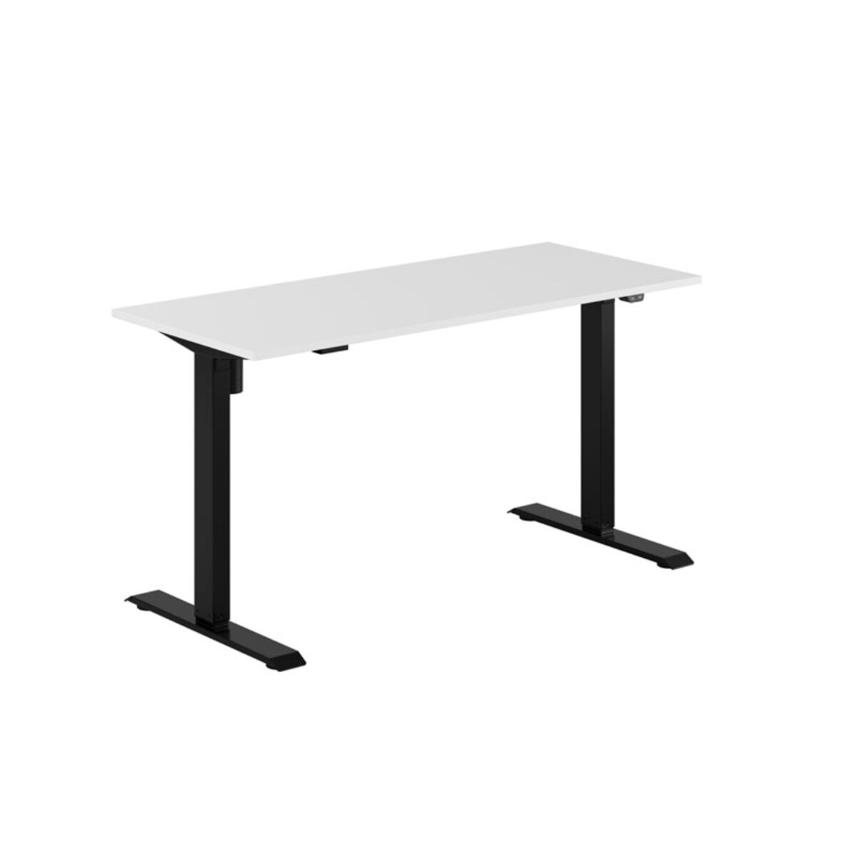 EASY Hæve/Sænkebord m/1 motor 140x60cm - Hvid-sort