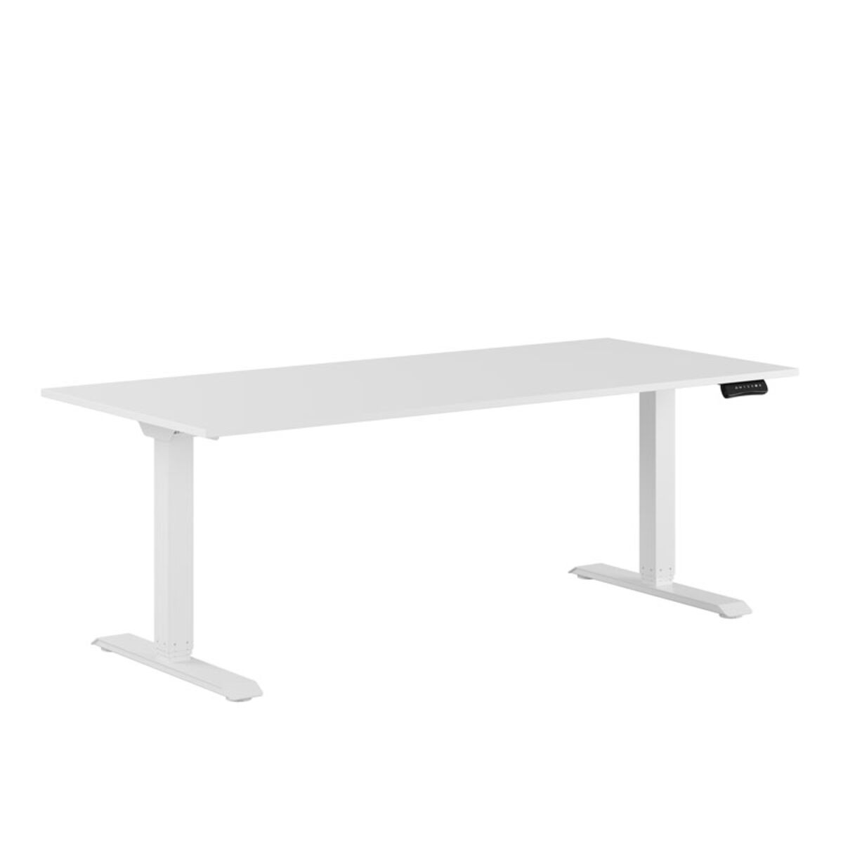 Premium Hæve/Sænkebord m/2 motorer 180x80cm - Hvid-hvid