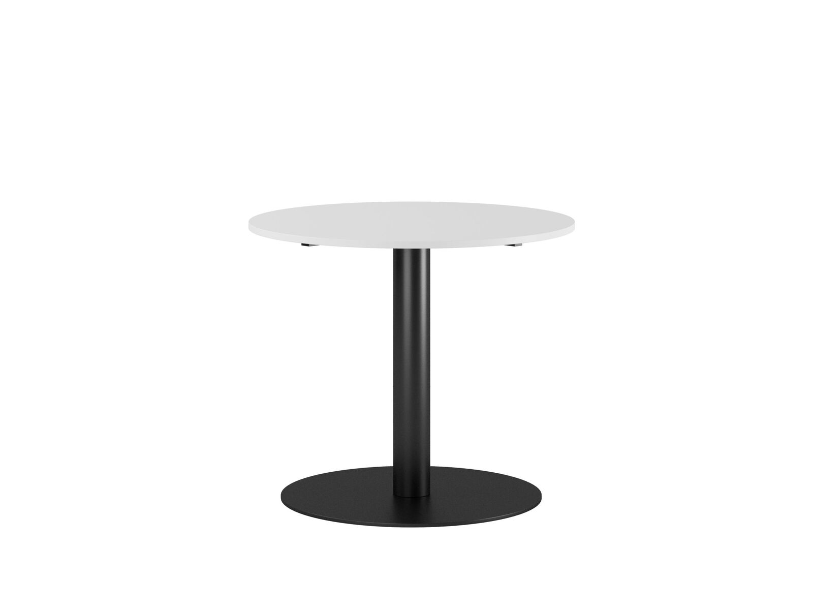 Billede af Studio rundt Konferencebord Ø90cm - Hvid-sort