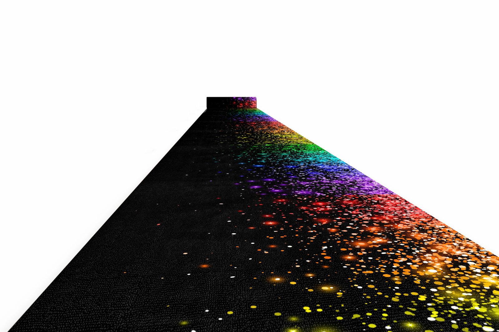 Messetæppe med print i nålefilt - 2x50m - Disco