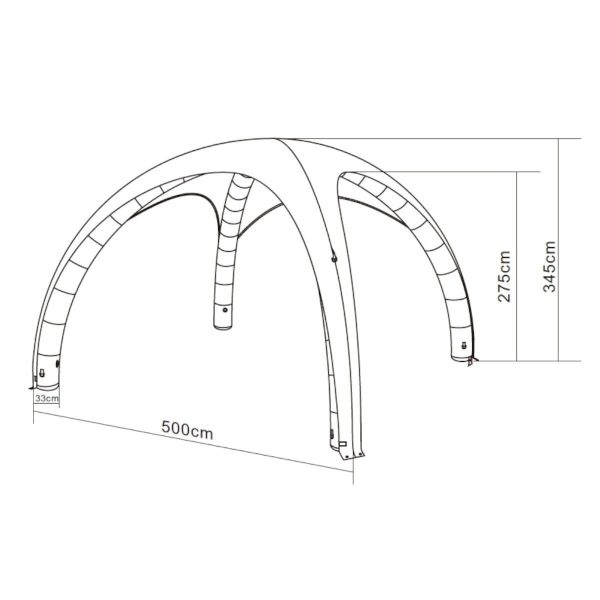 Komplet Air Cover 5x5m - Image 2