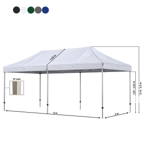 Foldetelt Komplet 3x6m Premium