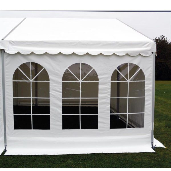 Side 2,2m hvid - kd/vind GV, v.  PVC