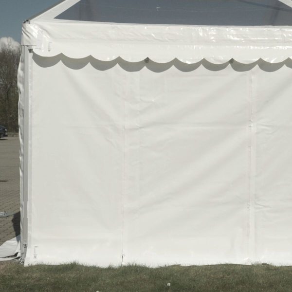 Side 2,2m hvid - kd/dør GV, v.  PVC