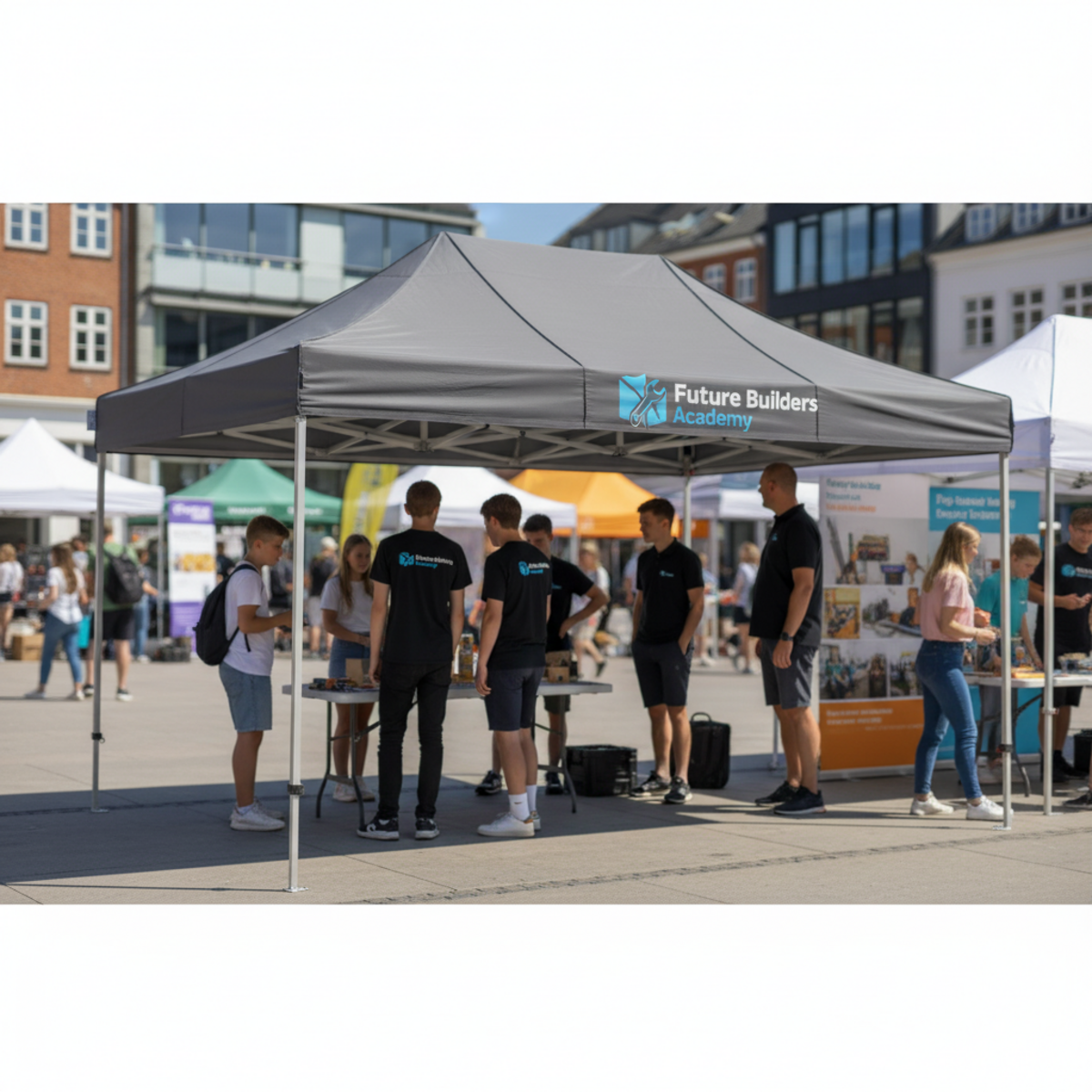 Foldetelt Komplet 3x4,5m Premium