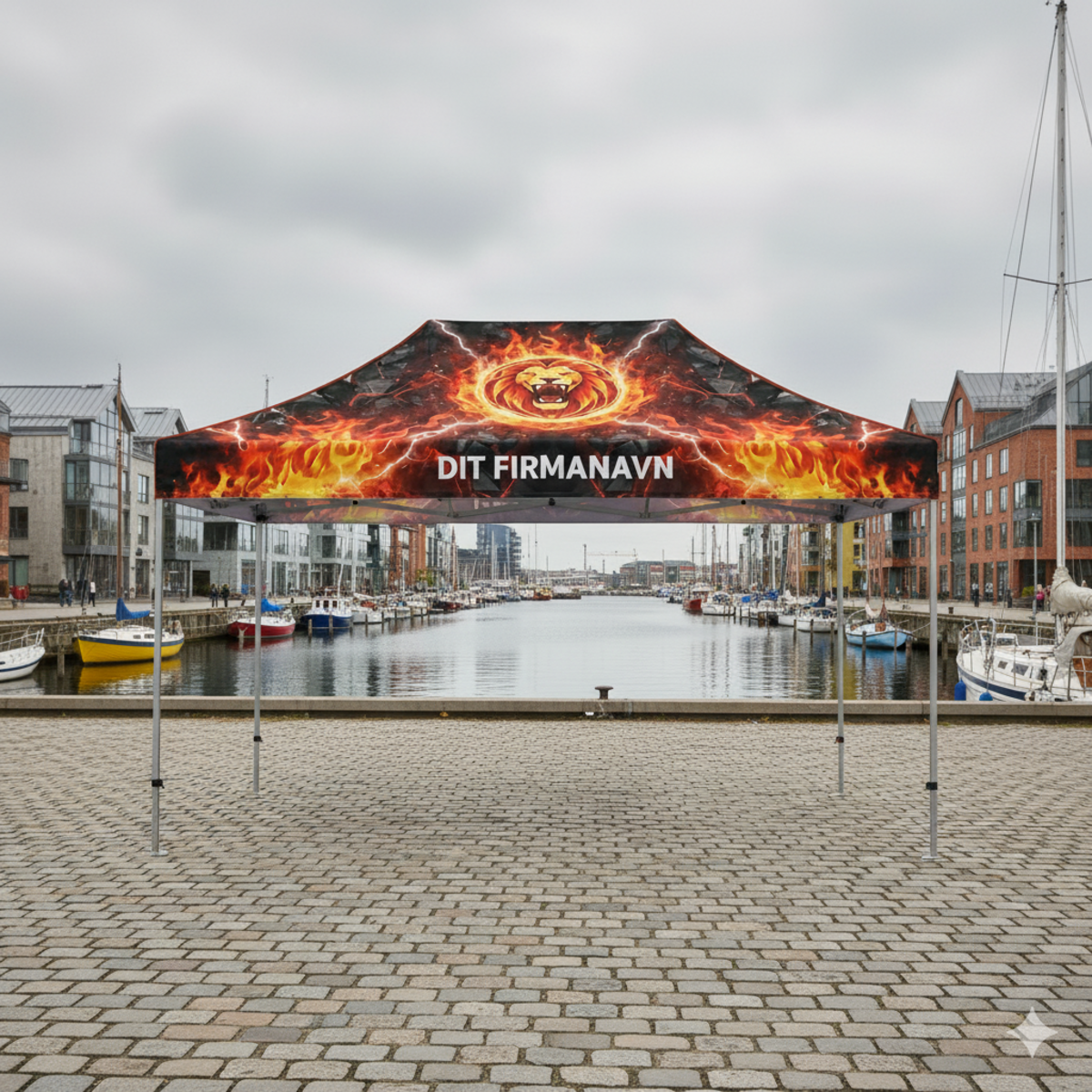 Foldetelt Komplet 3x4,5m Premium