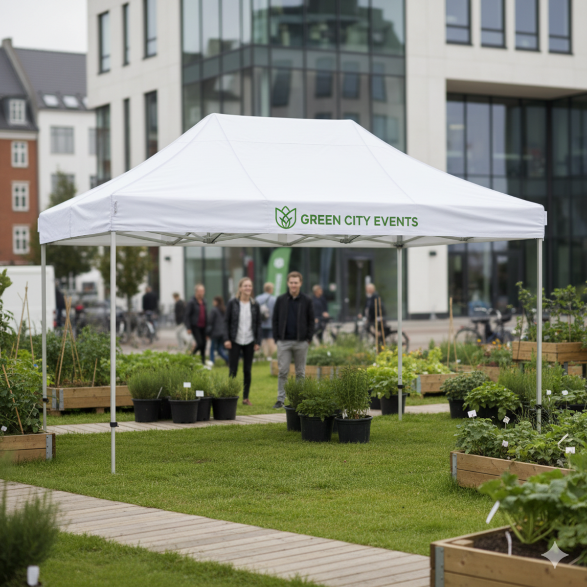 Foldetelt Komplet 3x4,5m Premium