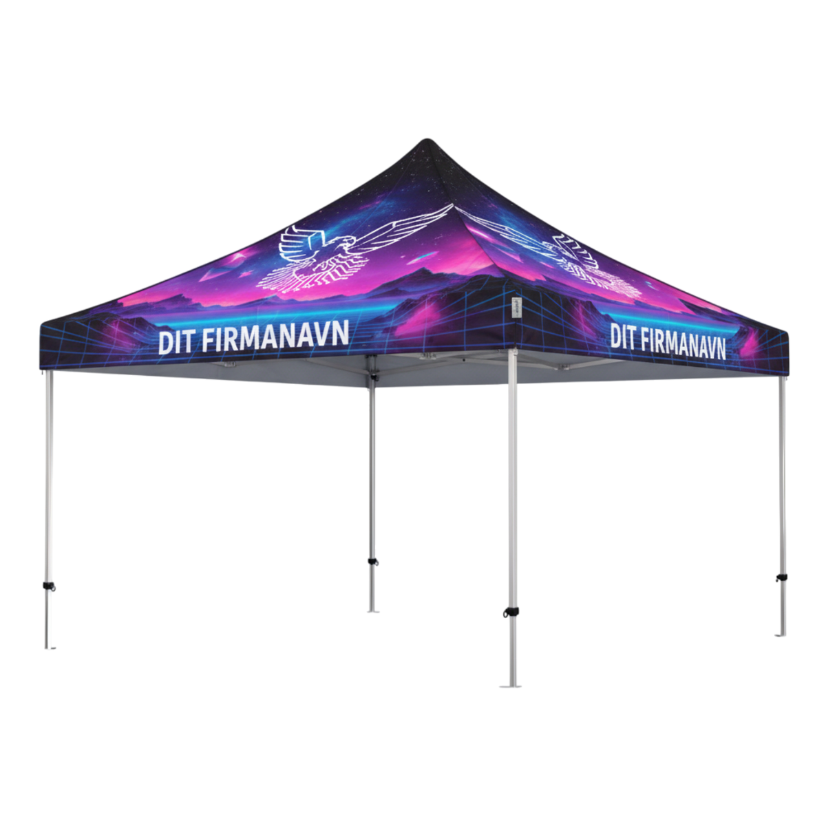 Foldetelt Komplet 4x4m Premium Plus