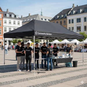 Stand Up Foldetelt Komplet 4x6m Premium Plus