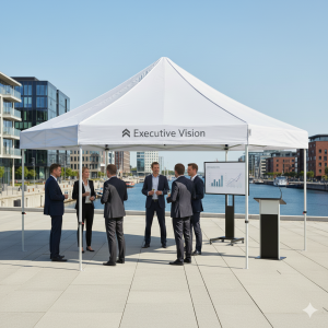 Stand Up Foldetelt Komplet 6-kantet, Premium Pro