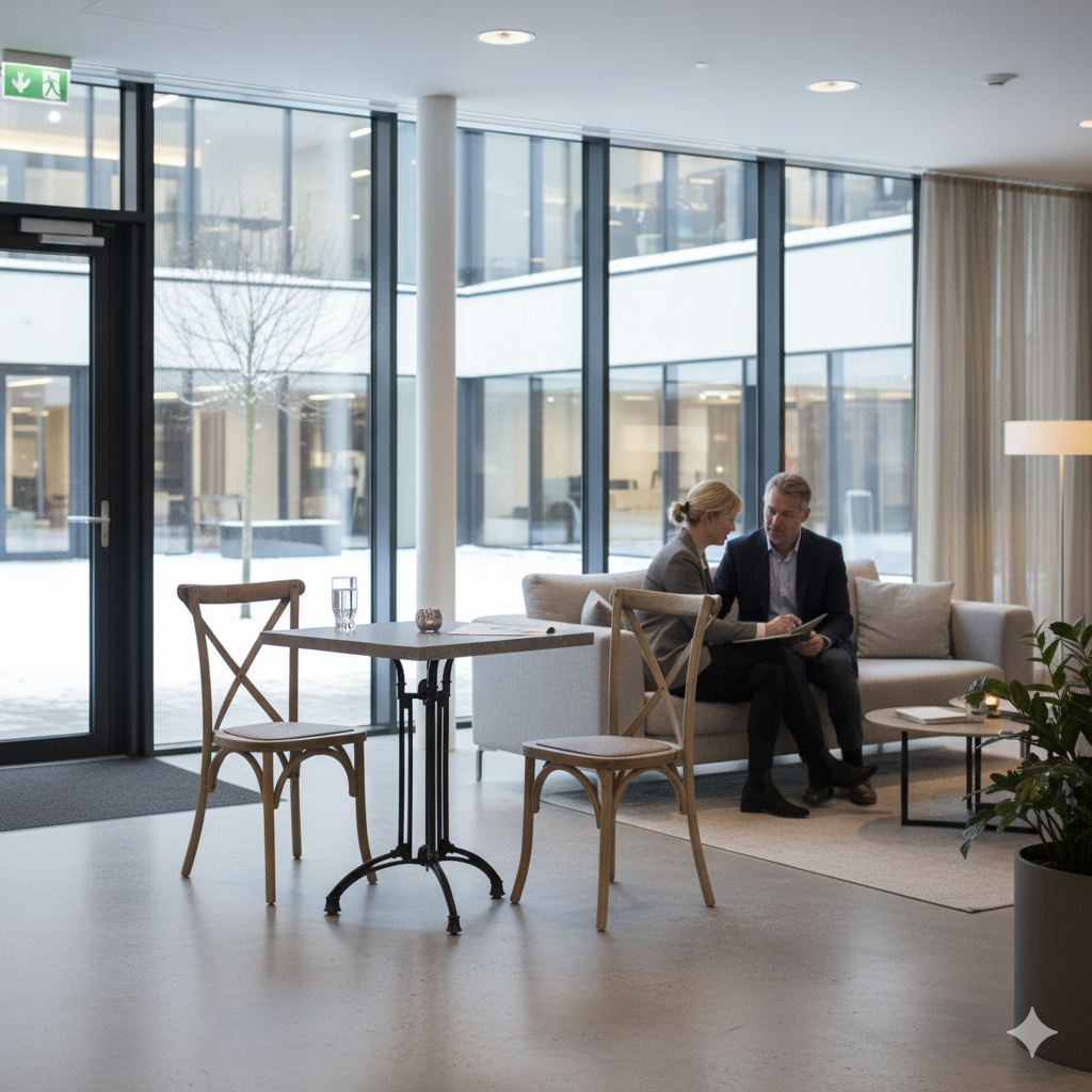 Cafépakke Crossback med flet