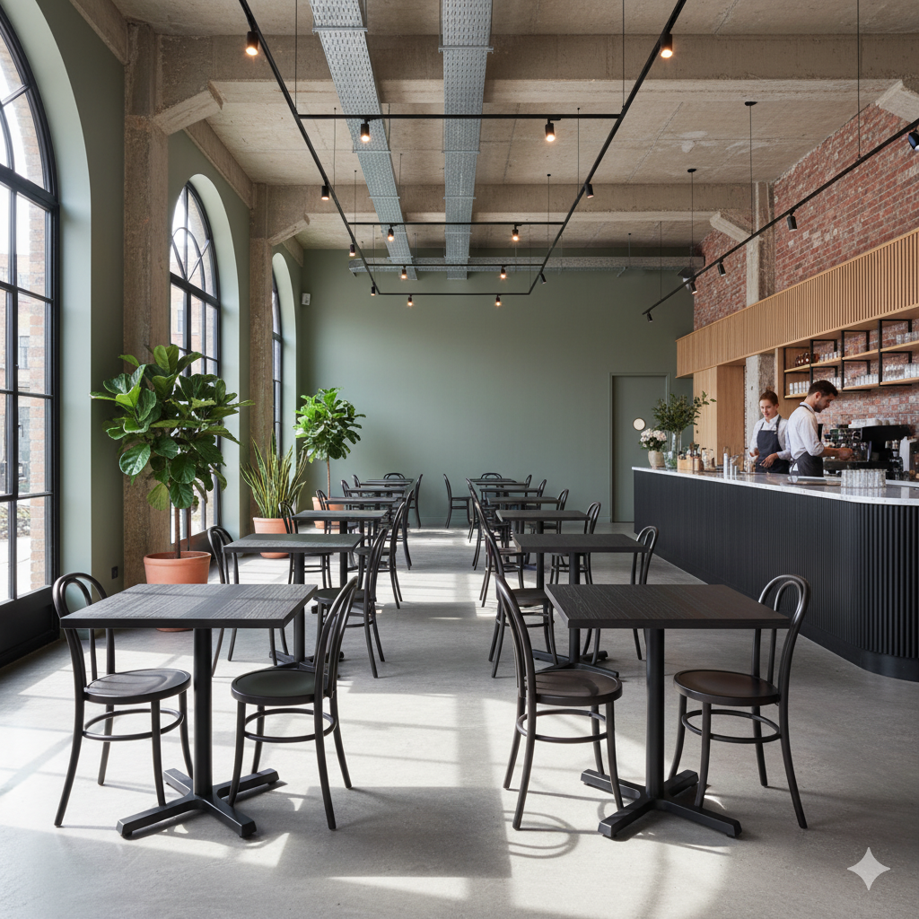 Dark Oak bordplade firkantet DuroLight