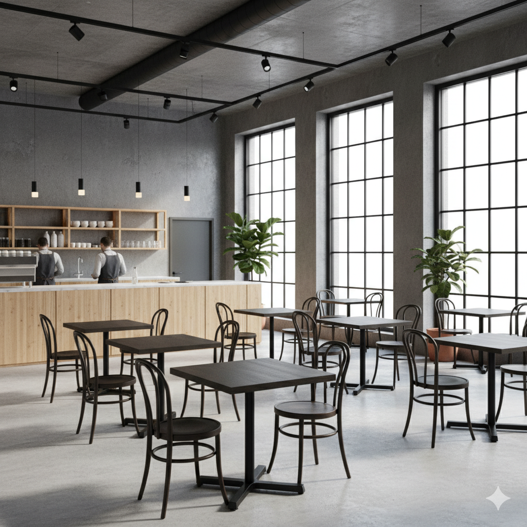 Dark Oak bordplade firkantet DuroLight