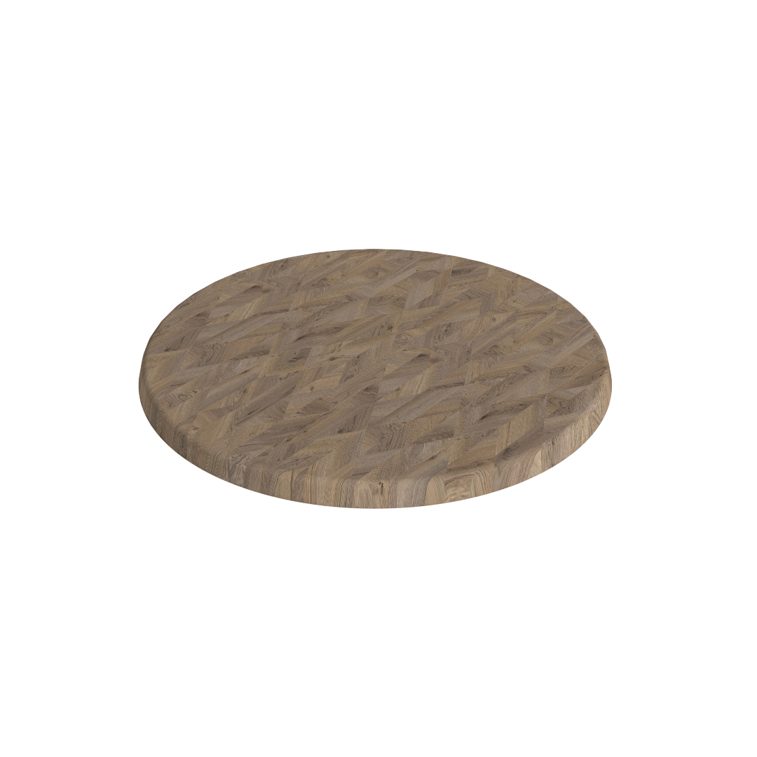 Lys Parket bordplade rund - ø60 cm