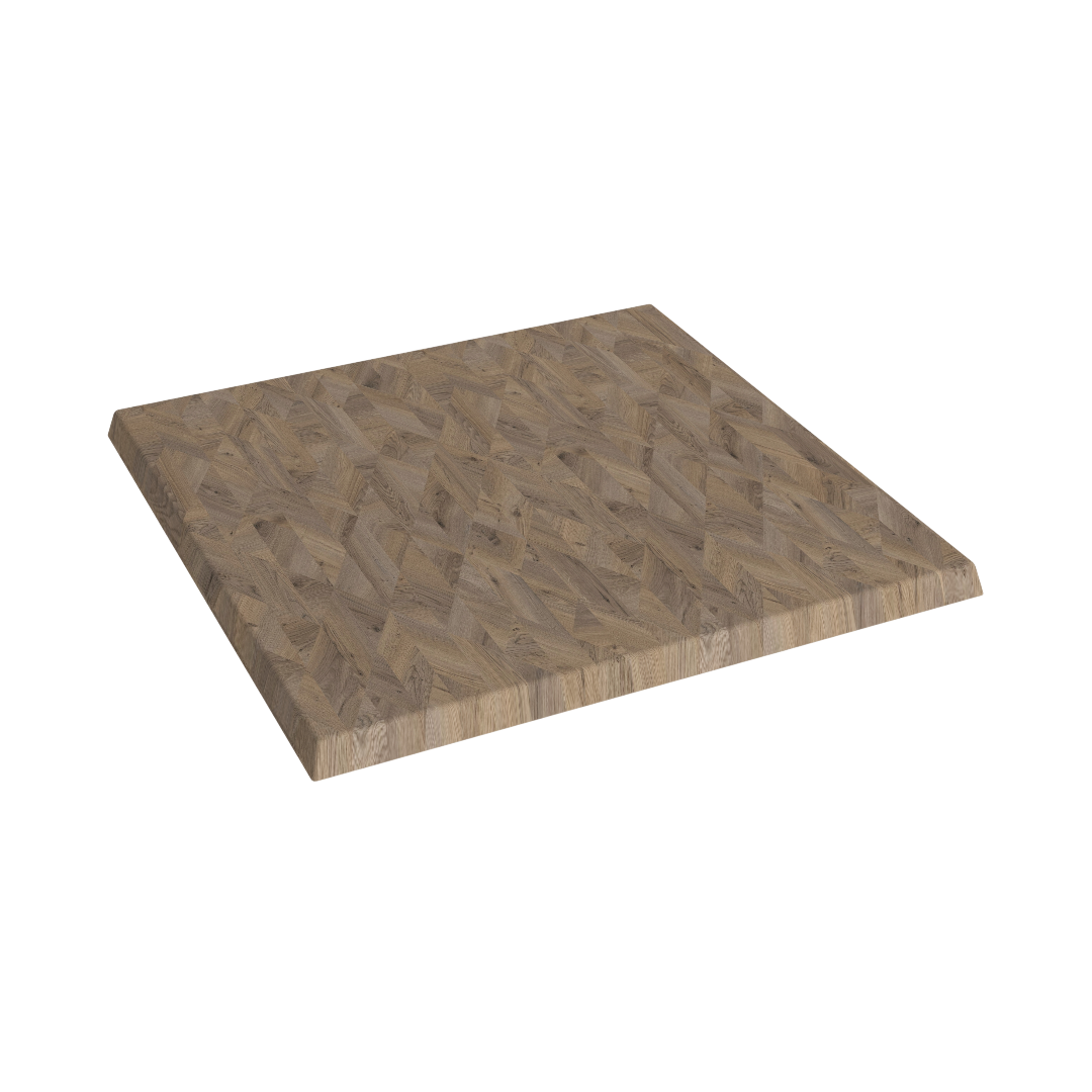 Lys Parket bordplade firkantet - 60x60 cm