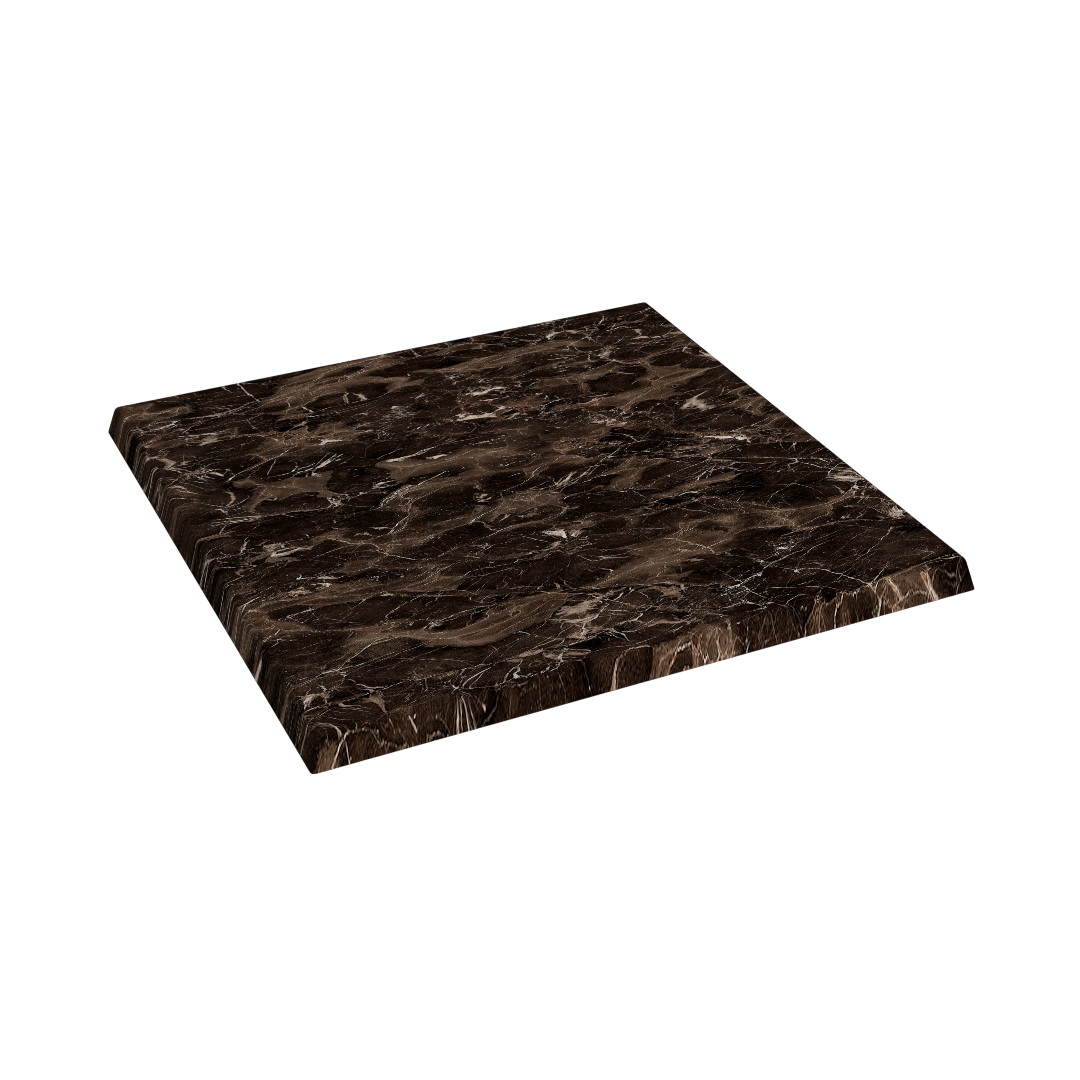 Karacabey marmorlook bordplad firkantet - 60x60 cm