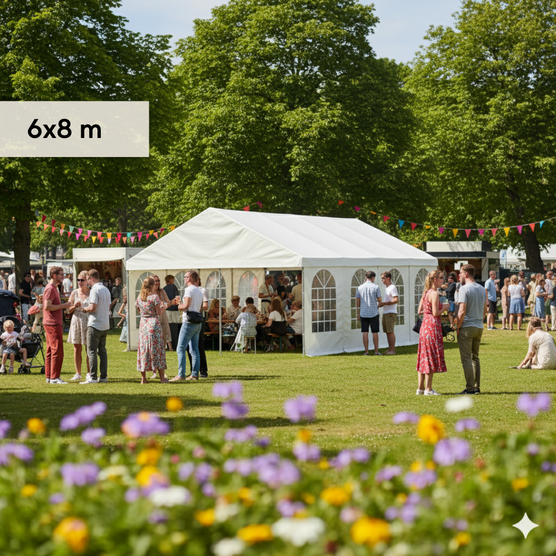 Startfag SEMI-PRO 6x4m inkl. sider, tag og gavl