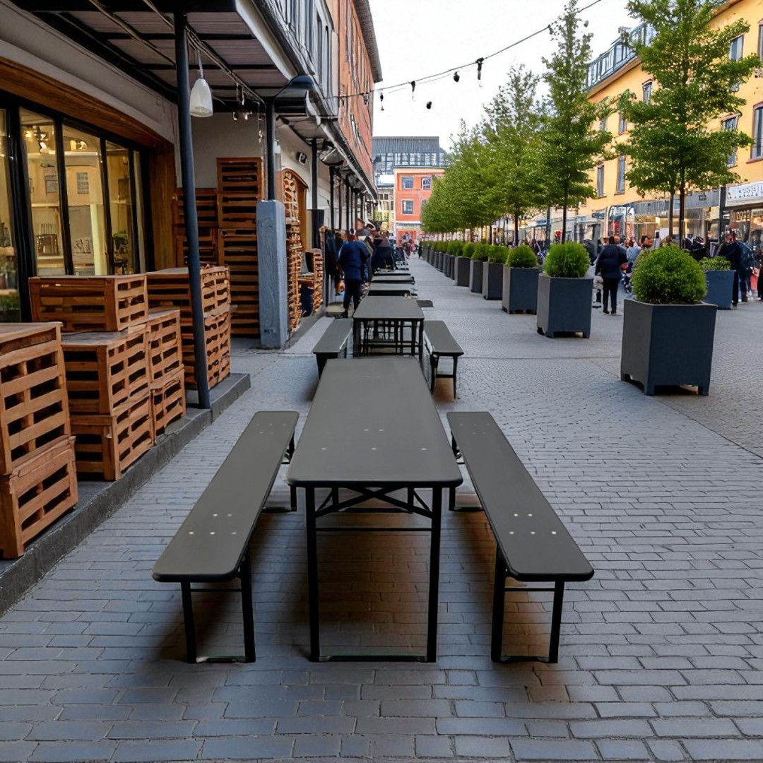 Brau Bord/bænk sæt 220x50 cm