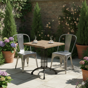 Lys Parket bordplade firkantet