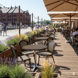 Mørk Eg bordplade rund