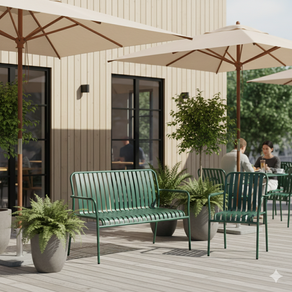 Rimini metal sofa, stabelbar