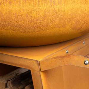 Normad. White Fire bålfad med hjul