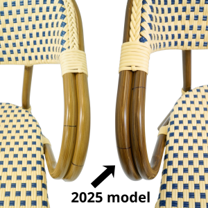 Paris - Caféstol m. armlæn - Flet MODEL 2025