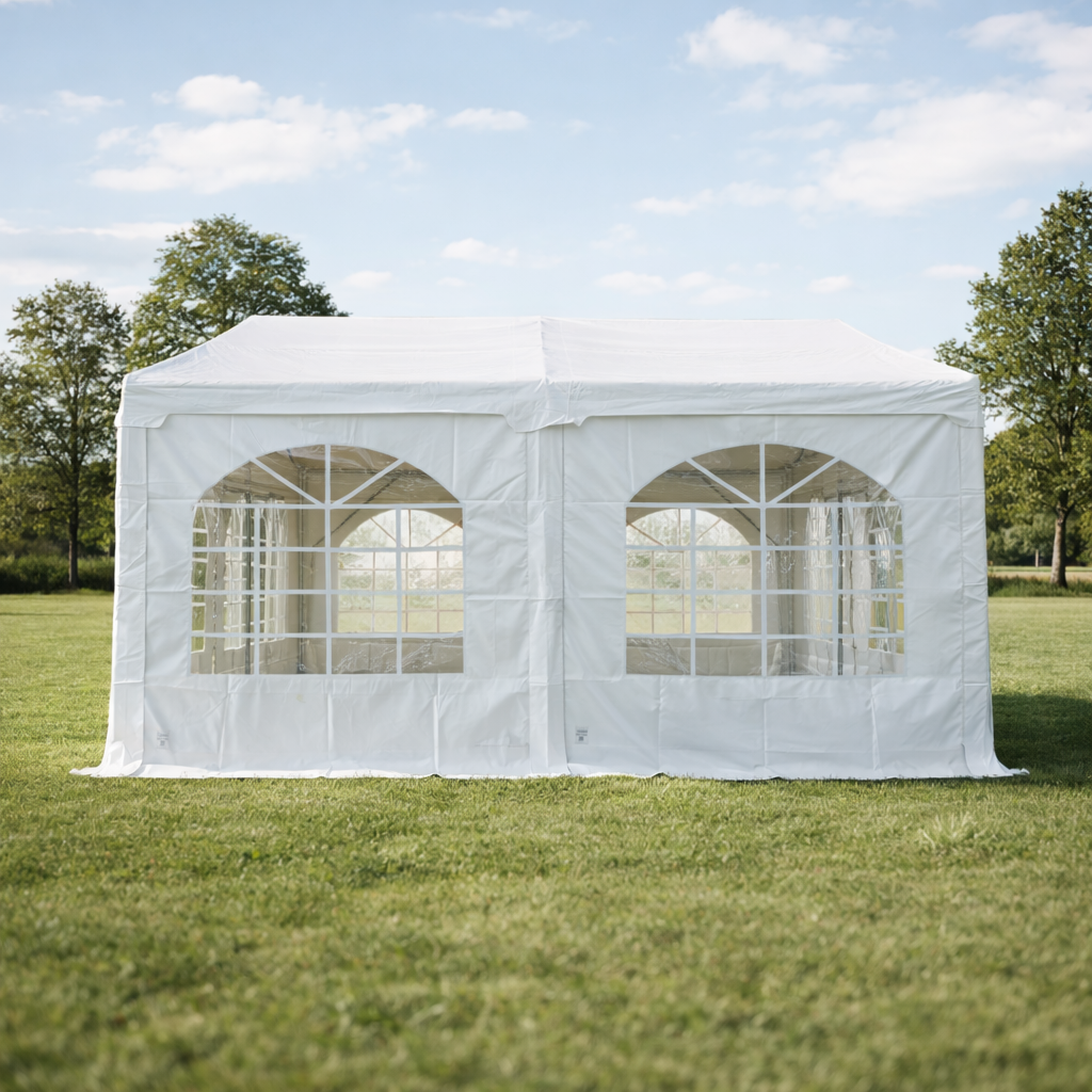 Startfag Tent for Events 6x4m inkl. sider, tag og gavl