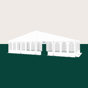 Partytelt Komplet 12 x 6 mtr. HVID
