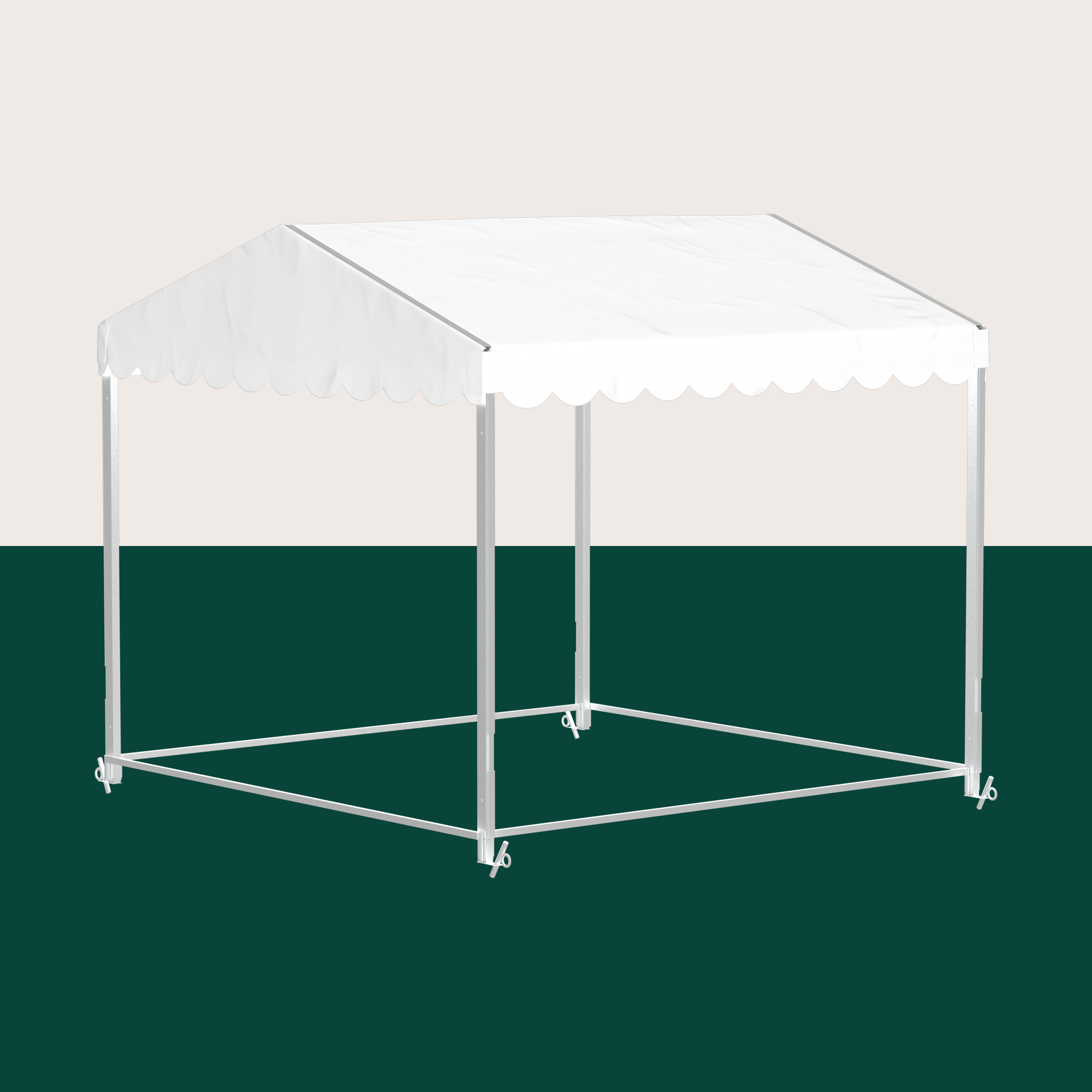 Startfag 3x3m - Hvid