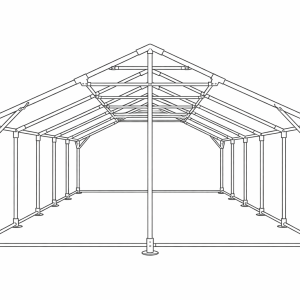 Tent for Events Komplet 6x10m