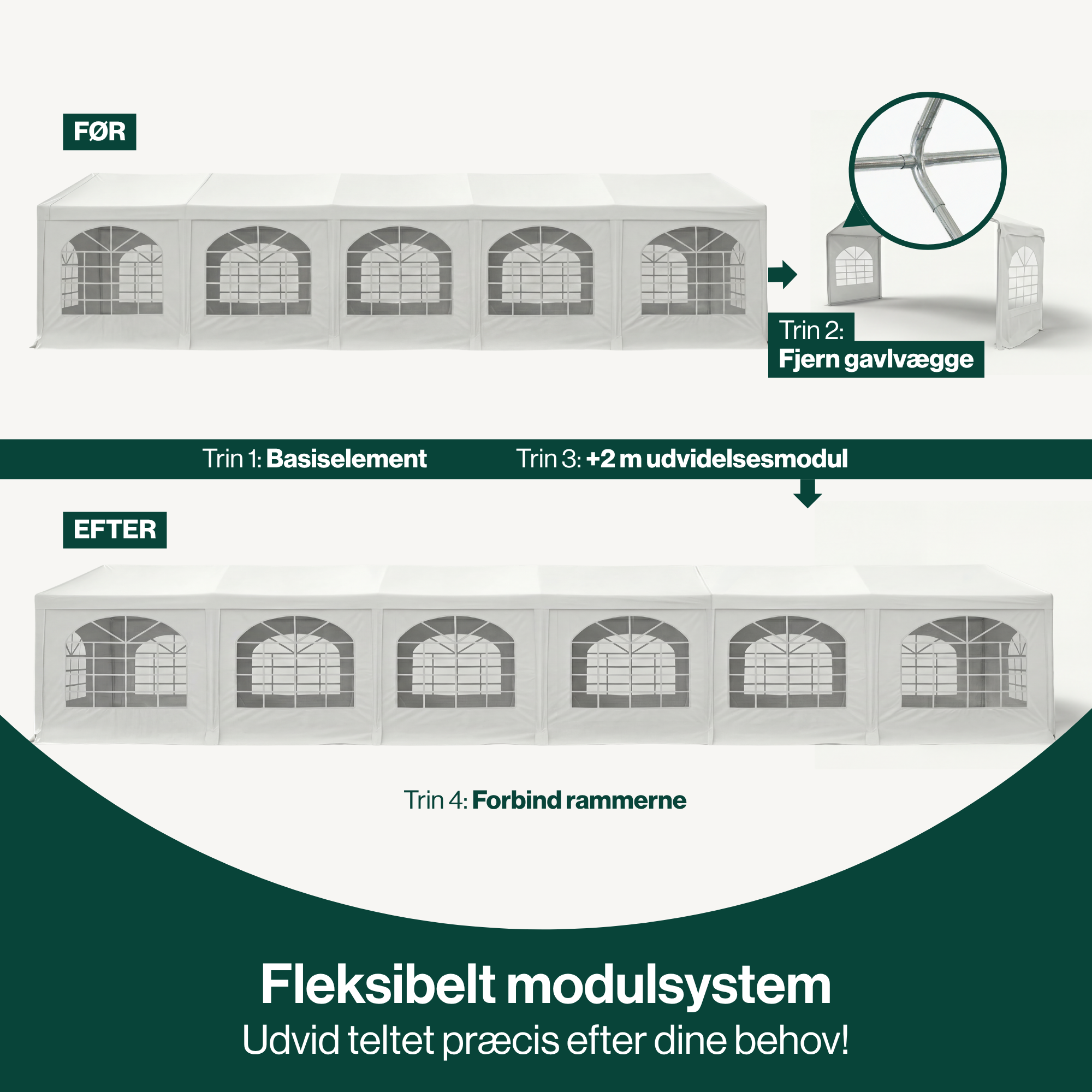 Tent for Events Komplet 6x10m