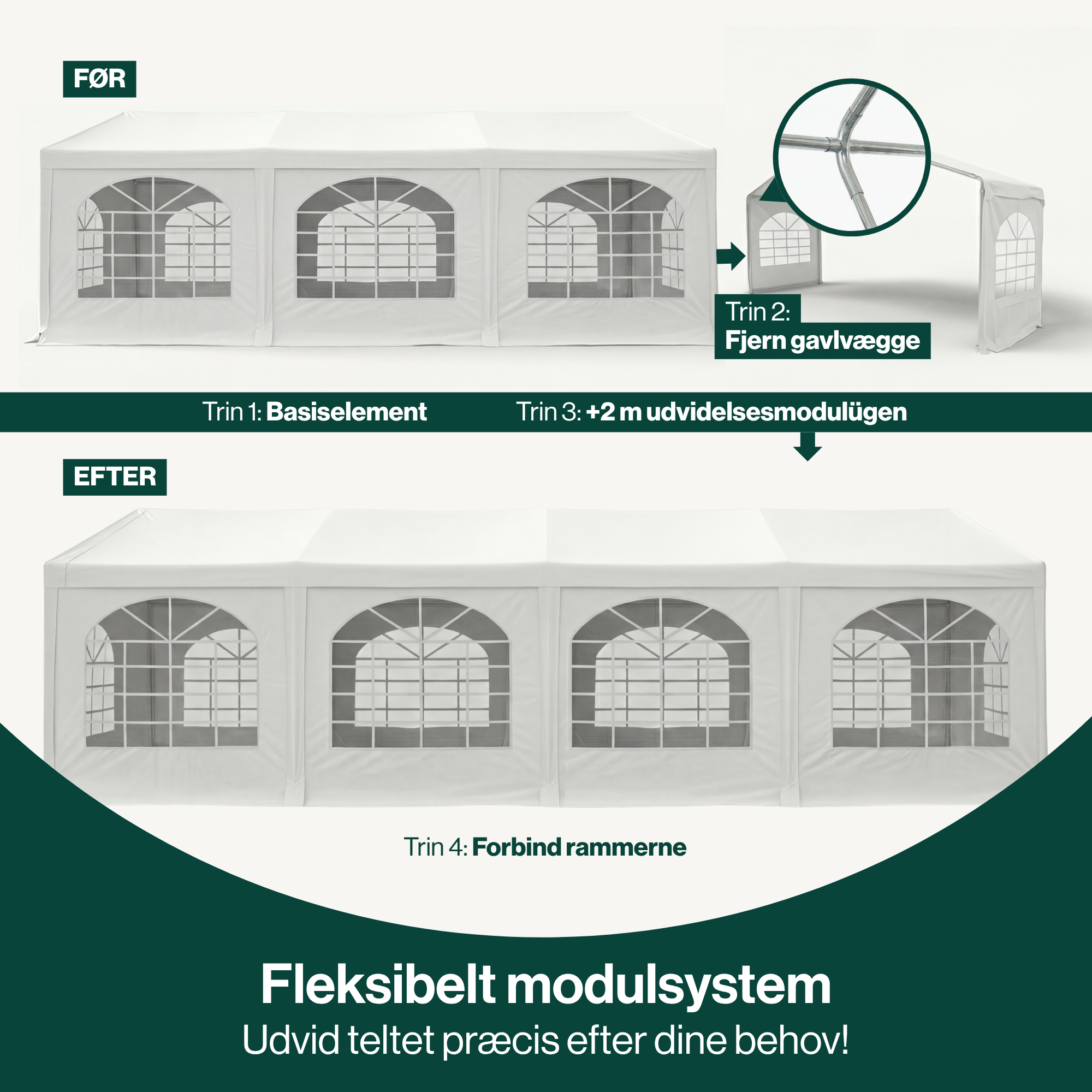 Tent for Events Komplet 6x6m