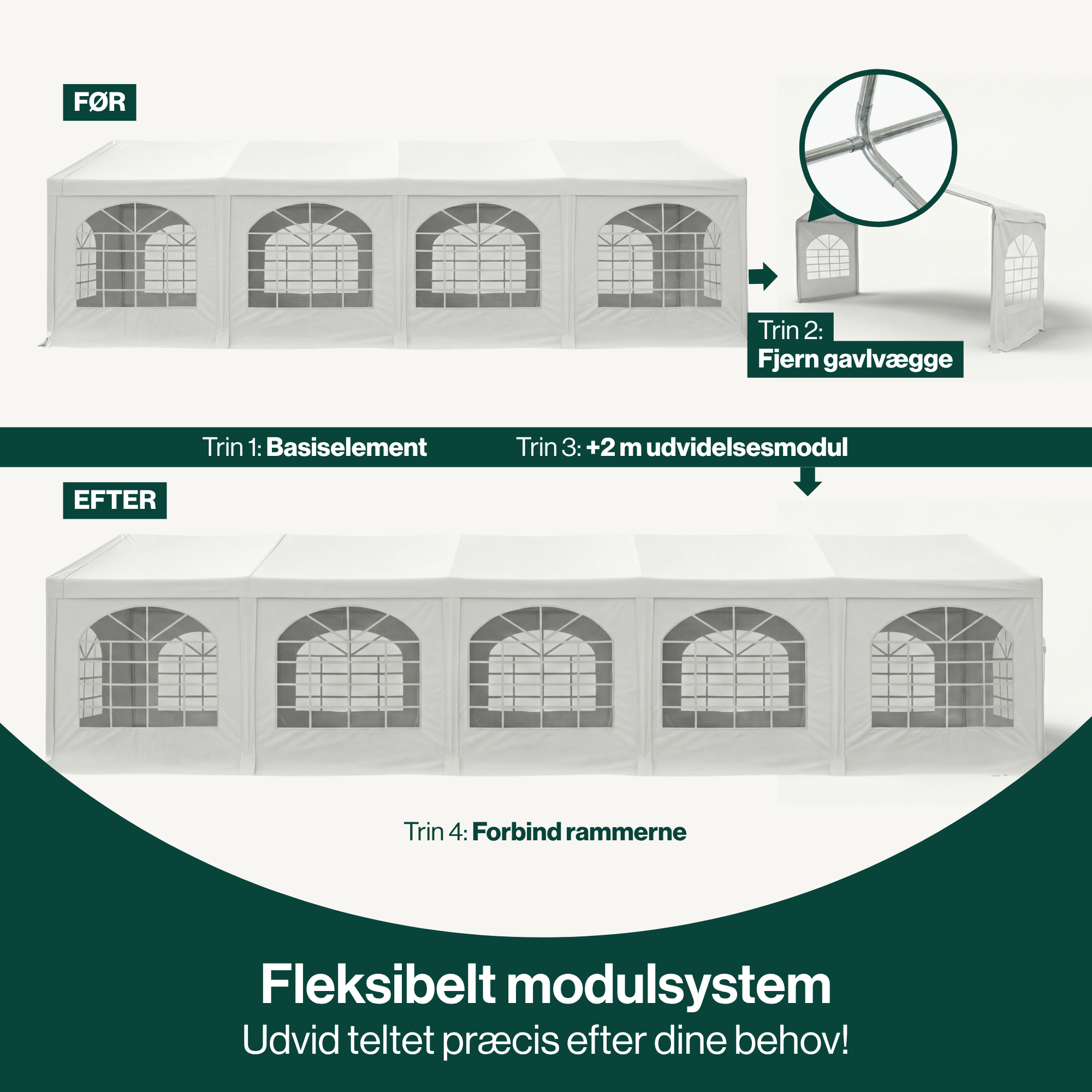 Tent for Events Komplet 6x8m