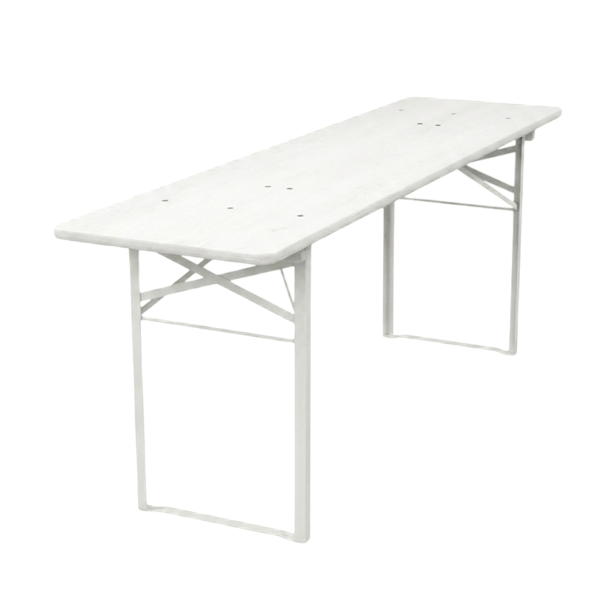 Brau Bord 220x50 cm - Hvid