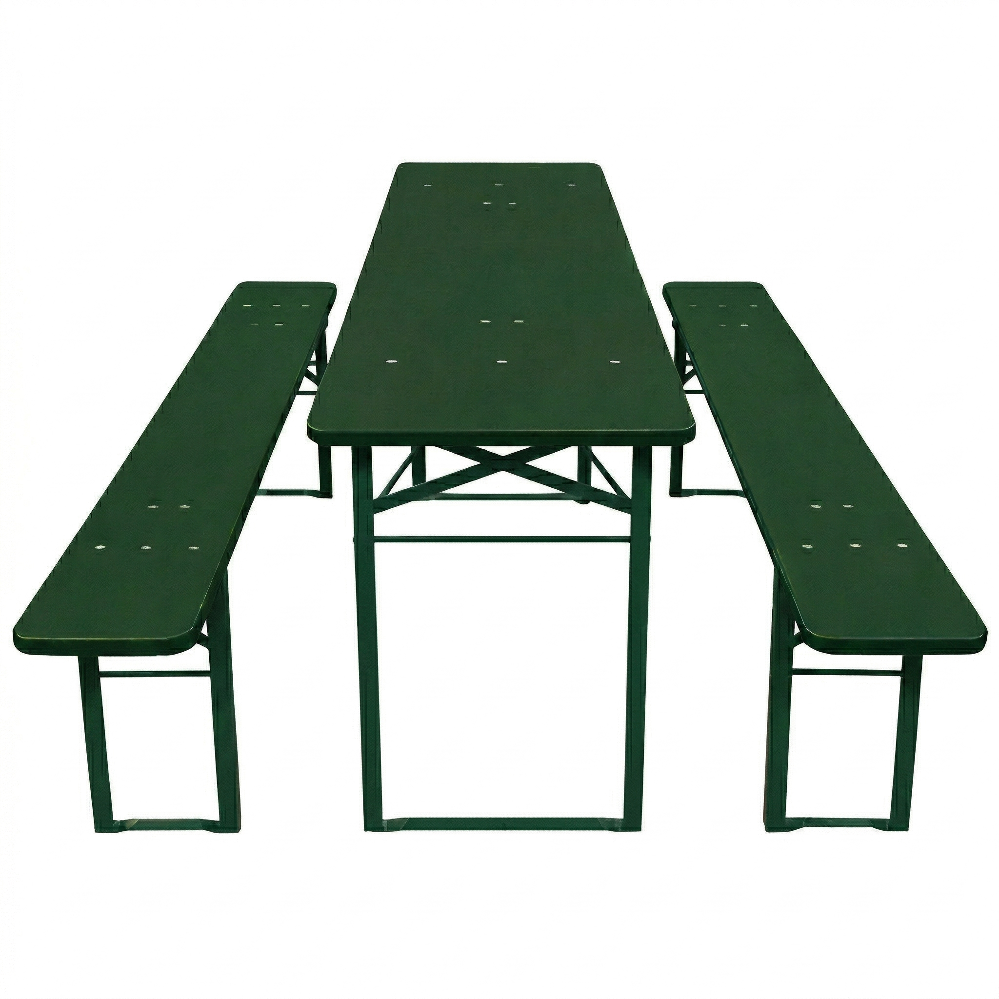 Brau Bord/bænk sæt 220x50 cm - Grøn