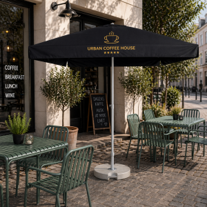 AD Parasol 3x3m m/frise