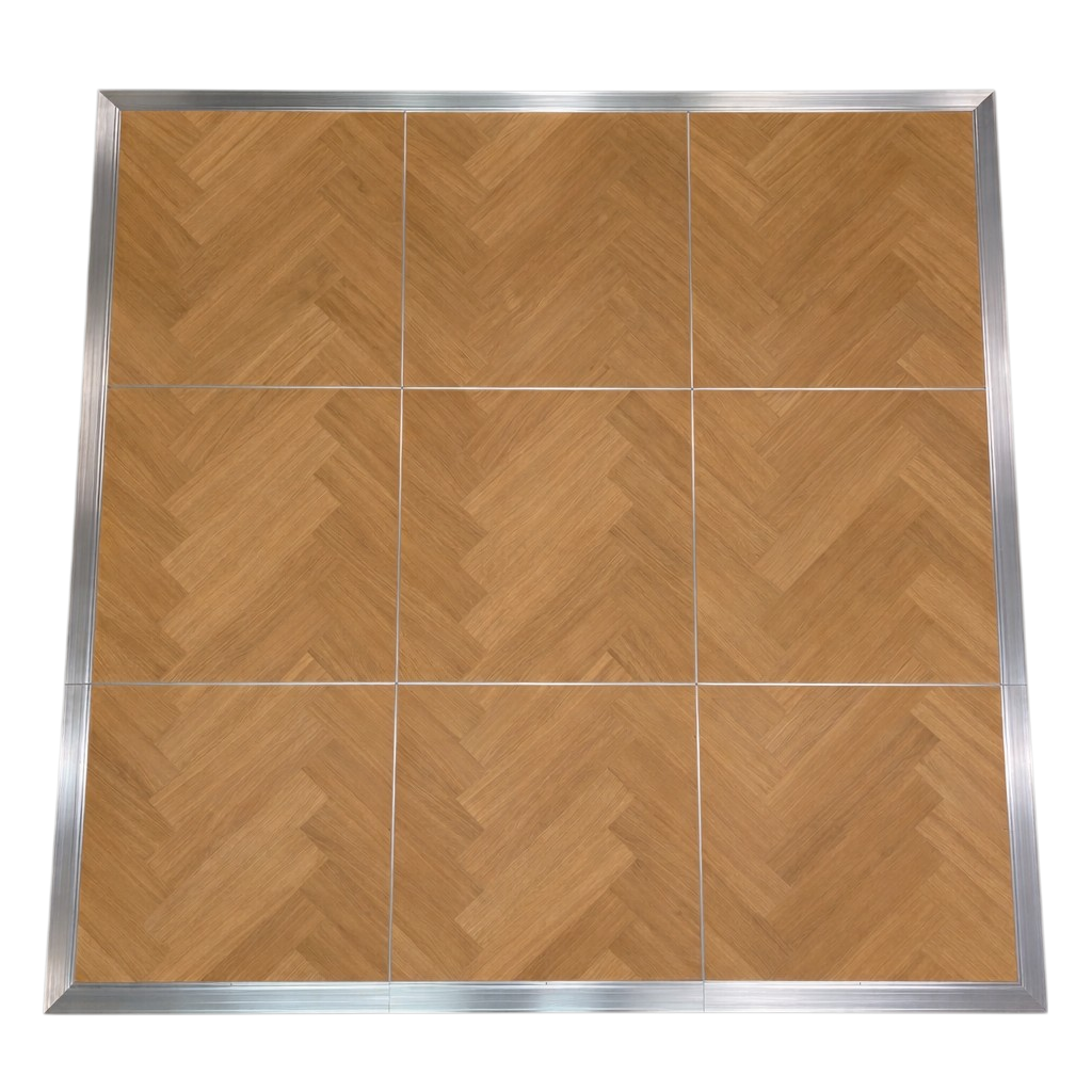 25m2 Dansegulv inkl. aluprofiler og vogn