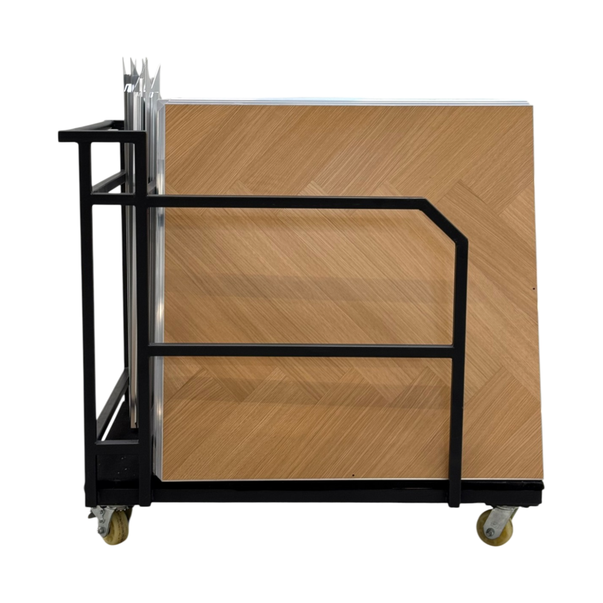 25m2 Dansegulv inkl. aluprofiler og vogn