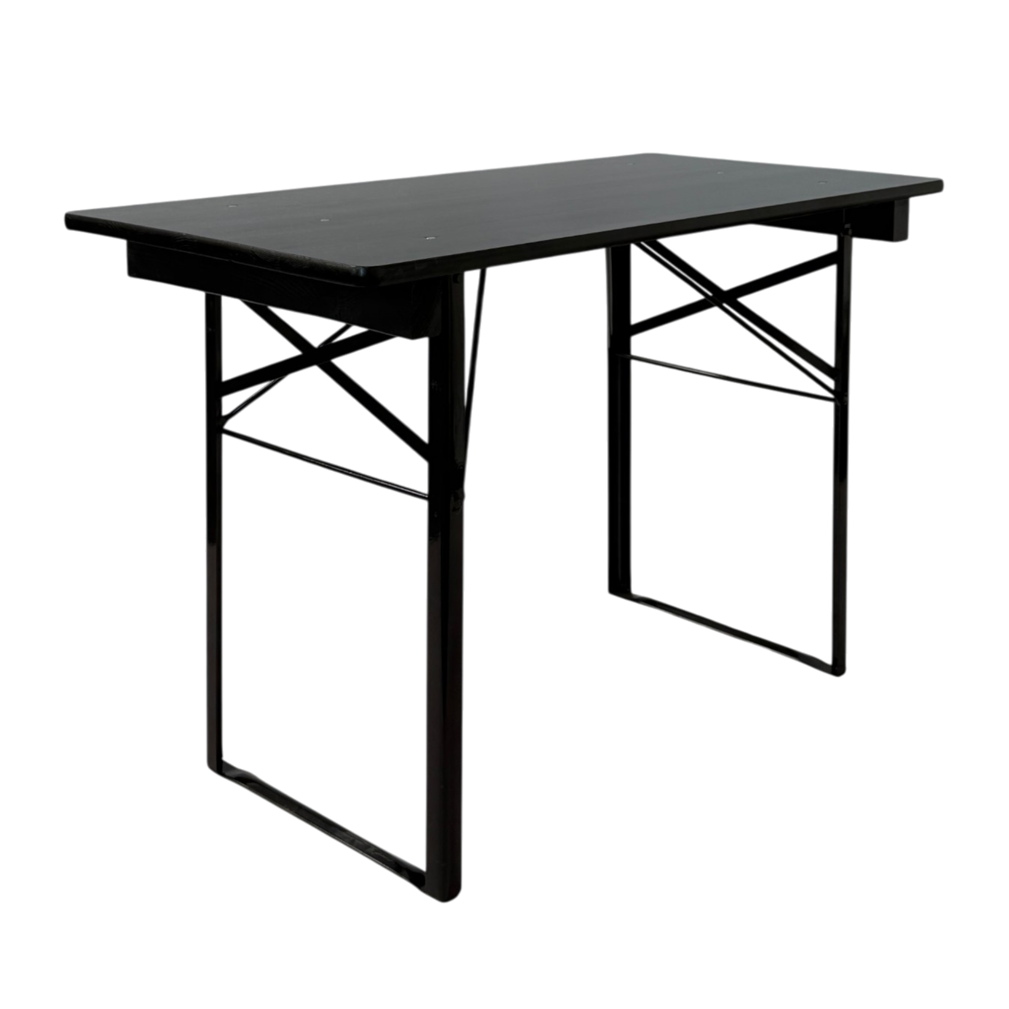 Standard balkon bord 120x60cm - Sort