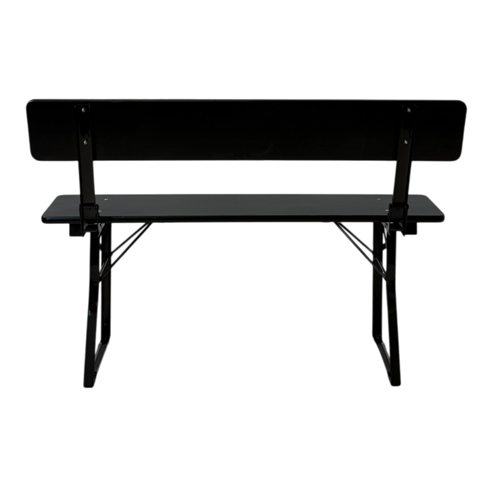Standard balkon bænk med ryglæn 25×120 cm