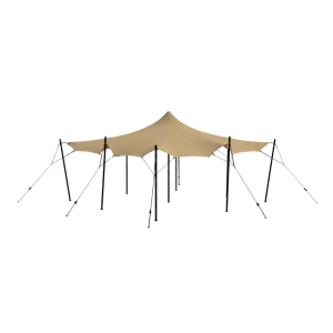 Stretch tent 6x6m - SAND - Komplet