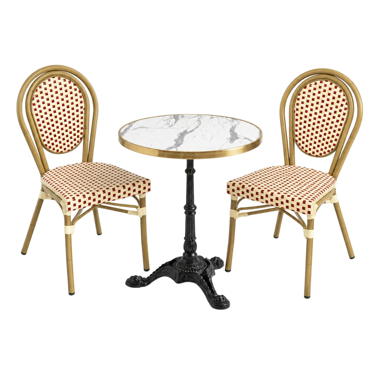 Cafépakke Paris | Rød-beige