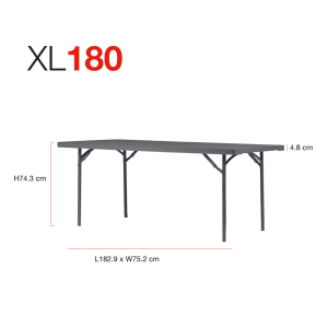 Zown New Classic - klapbord XL 180x75 cm