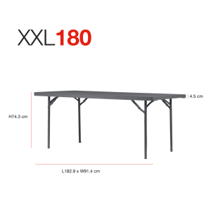 Zown New Classic - klapbord XXL 180x90 cm