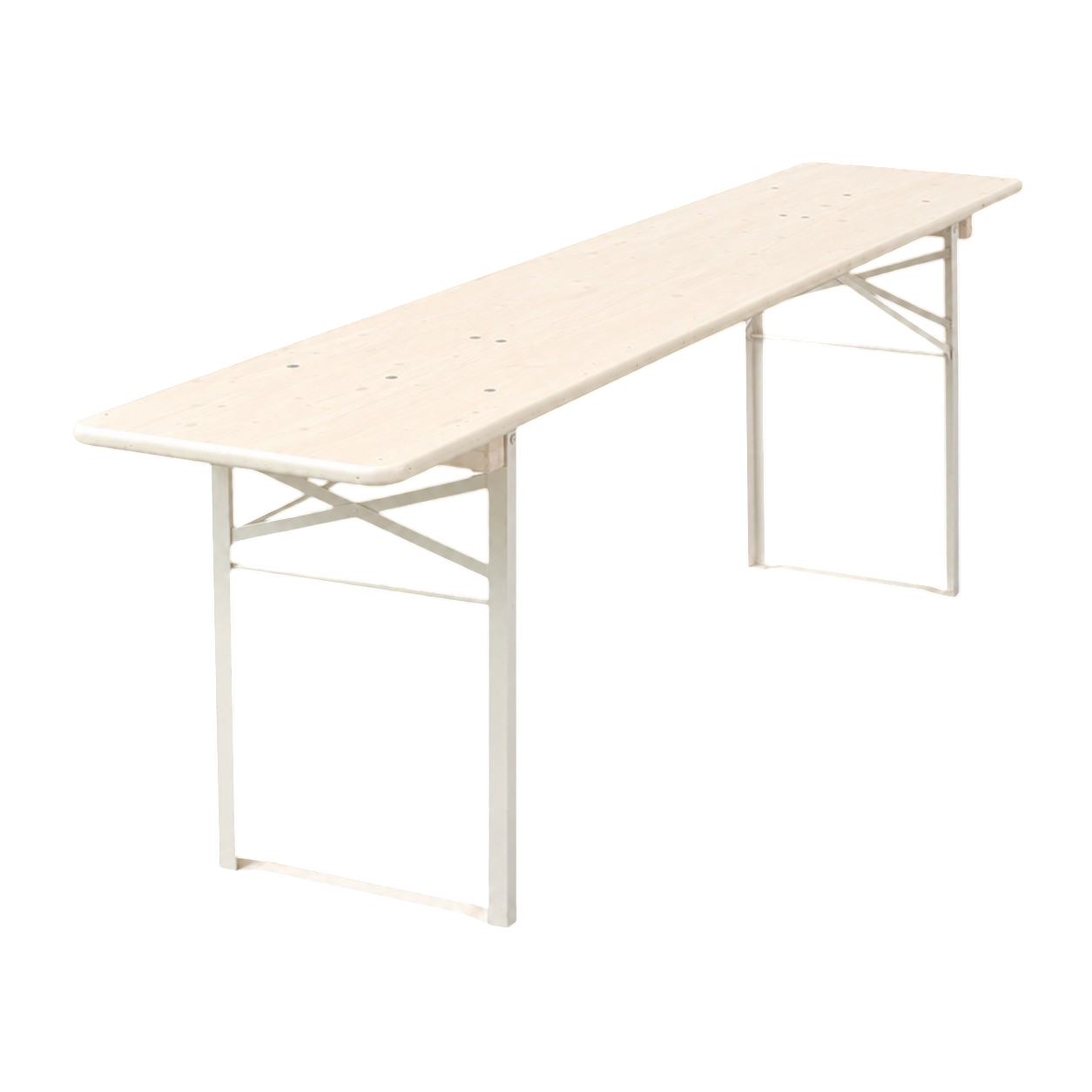Brau Bord 220x50 cm - Hvid