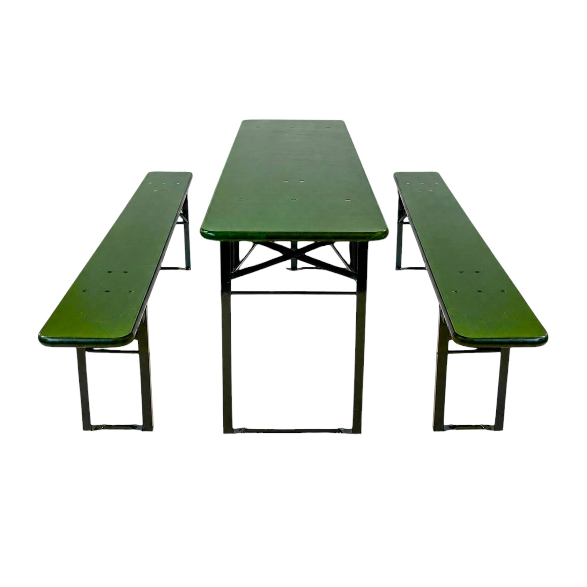 Brau Bord/bænk sæt 220x50 cm - Grøn