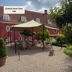 Stretch tent 9x9m - SAND - komplet