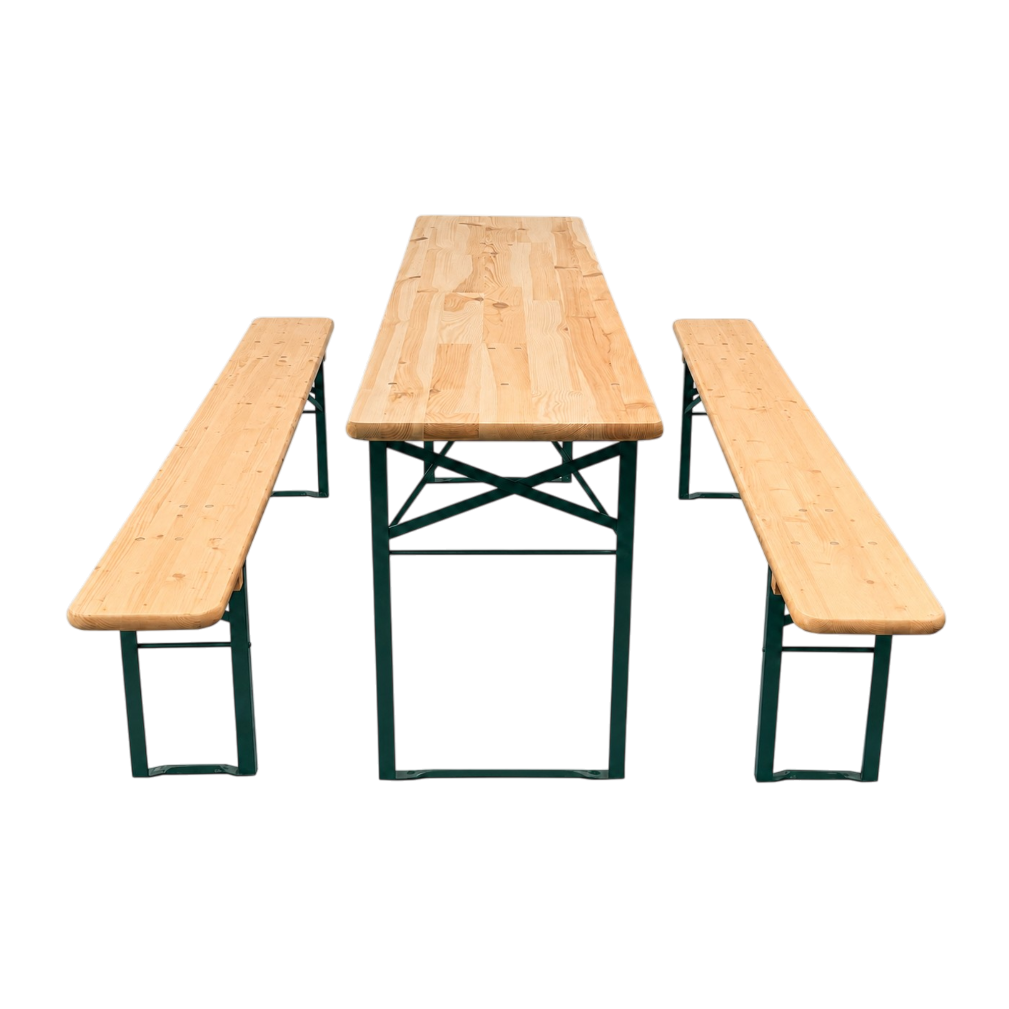 Standard bord-/bænkesæt 220x50cm Naturfarvet