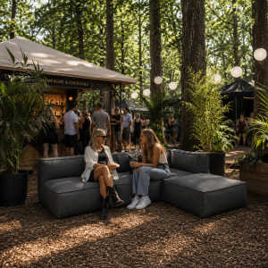 Cozy Lounge Haven | Mørk grå